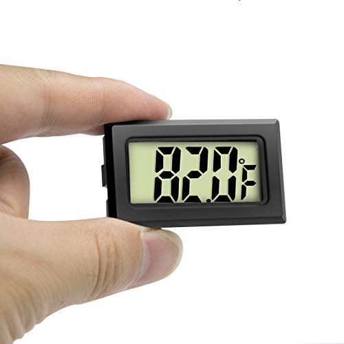 Quiote Refrigerator Fridge Thermometer, Waterproof Digital Freezer Room Mini Thermometer with LCD Display for Kitchen, Home, Restaurants (6 Pack) - Thumbnail 5