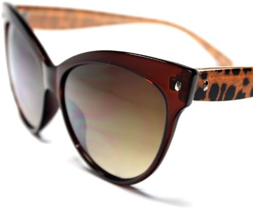 #GB14-S2 Golden Bridge Sexy Leopard Animal Print Women's Cateye Sunglasses