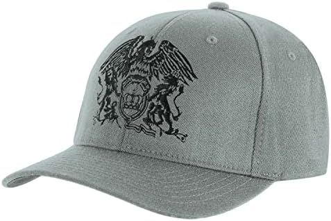 Queen Men's Black Classic Crest Baseball Cap Adjustable Sand at