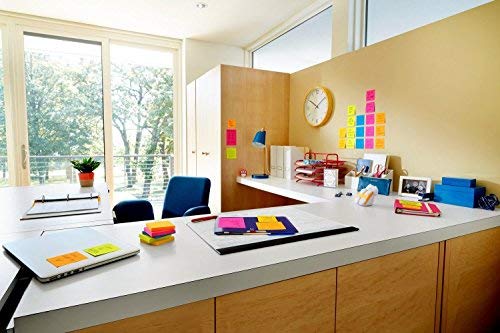 Self-Stick Notes,Sticky Notes, Colorful Bookmark, 3 in x 3 in, 100 Sheets per pad, 8Pads/Pack