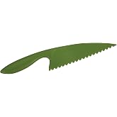 San Jamar Lettuce Knife,Green,12" L,Plastic,4" W LK200W - 1 Each
