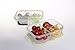 Glass Meal Prep Container, with 3 compartments(2 Pack). Locking, Airtight, Leak Proof, BPA Free Lid. Perfect for Packed Lunch. Portion Control for Diets. Microwave, Oven, Freezer, Dishwasher Safe.