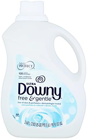 Downy Ultra Fabric Protect Free &amp; Gentle Fabric Conditioner, 90 fl oz 105 loads