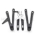 Black Rear Passenger Footrest Bracket For Honda Cbr1000Rr 2004 2005 2006 2007