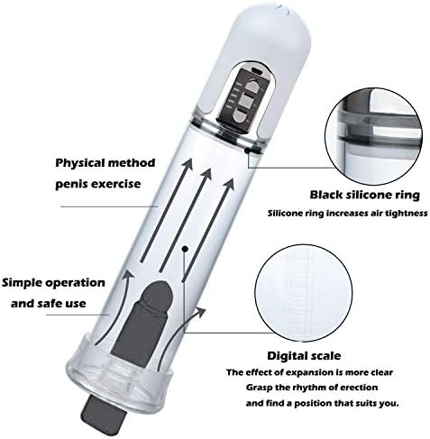 WNYY 12inch Tshirt USB Charging Vacuum Suction Pump Length Training Device