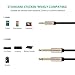 UGREEN 1/8 to 1/4 Stereo Cable 3.5mm TRS to Dual 6.35mm 1/4 TS Mono Y Splitter Audio Cord Adapter Compatible with iPhone, PC, Computer Sound Card, Mixer, Multimedia Speaker, Home Stereo System 3.3FT