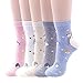 Womens Cute Japan Animation Cartoon Socks, Crazy and Funny Cotton Sock for women Made in Korea Free Size Set