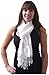 White Solid Color Design Shawl Pashmina Scarf Wrap Stole Throw CJ Apparel NEW