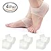 Gel Heel Cups Inserts and Compression Heel Sleeves Socks-4 Pairs, Foot Ankle Pain Relief for Plantar Fasciitis Spurs Pads Cracked, Heel Protection Cushion Shock Absorptio