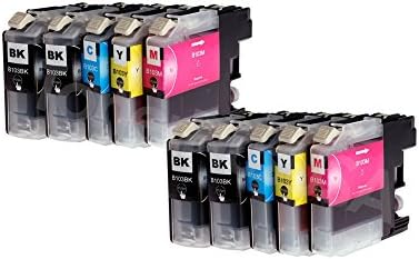 DigiToner8482; by TonerPlusUSA New Compatible High Yield Ink Cartridge Replacement for Brother LC 103 LC103 LC-103 LC-103XL (4 Black, 2 Cyan, 2 Magenta, 2 Yellow) 10 Pack
