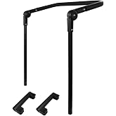 TKOWTB Foldable Cart Push Handle Extendable Cart Trolley Handle Accessories Wagon Cart Equipment for Flat Folding Cart