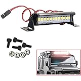 ShareGoo RC 12 LED Light Bar Metal Roof Lamp for Traxxas TRX-4 SCX10 KM2 CC01 RC4WD D90 90046 90047 RC Crawlers,50mm/1.97