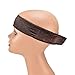 DKAF 2 Pcs Non Slip Velvet Wig Headband, Lace Wig Grip Band Wig Comfort Adjustable Hair Headband Extra Hold Wig Headband Hair Scarf for Women - Black