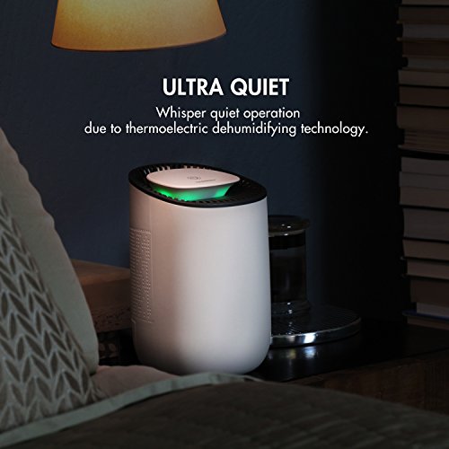 Tenergy Sorbi Mini Air Dehumidifier, Auto Shut-Off, Ultra Quiet Dehumidifier with LED Indicator, Portable Dehumidifier for Small Spaces, Closets, Small Bedroom, Office