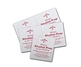 Sterile Alcohol Prep Pads,Large, Qty 1000