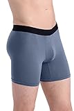 Comfortable Club Men's Modal Microfiber Boxer Briefs Underwear