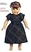 Lito Girls Holiday Christmas Year's Plaid Dress