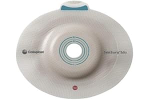 COLOPLAST INC Mio Click 2-Piece Barrier, Convex Light, Red, Pre-Cut, 1" (Box of 5)