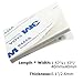 CBTONE 50 PCS Double Sided White Foam Tape Strong Pad Mounting Adhesive Stickers, Square