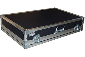 ROADIE PRODUCTS, INC. Pedal Board Effects Pedal ATA Case - 4 Catch 1/4 Ply Medium Duty - Id 40 x 20 x 6 High