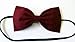 Solid Burgundy Wine Hair Bow- Barrette, Alligator Clip, or Headband
