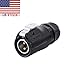 CNLINKO 2 Pin Power Industrial Circular Connector, Male Plug, Fit Furrion RV Solar Port, Outdoor Waterproof IP67, AC DC Signal, Fit Furrion, Grand Design, Forrest River RV Solar Ports primary