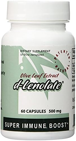 d-Lenolate® All-Natural - Olive Leaf Extract - Boost Your Immune System Today! - 60 Count