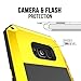 Galaxy S8 Plus case,Tomplus Extreme Hybrid Armor Alloy Aluminum Metal Bumper Soft Rubber Military Heavy Duty Shockproof Hard Case For Samsung Galaxy S8 plus (Yellow)