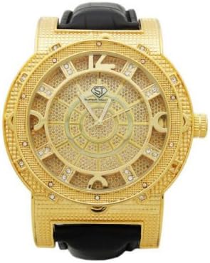Super Techno Mens Genuine Diamond Watch (0.10 Ct.tw.) - M6154