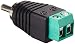 uxcell a15121500ux0627 Speaker RCA Wire to AV Phono Male RCA Cable Connector Jack Adapter (Pack of 5)
