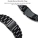 ViCRiOR Gear Fit2/ Fit 2 Pro Bands, Mesh Woven Stainless Steel Bracelet Wrist Watch Band Strap with Adapters Replacement for Samsung Gear Fit 2 Pro/Gear Fit 2, Black