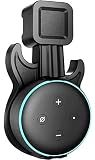 Tensun Outlet Wall Mount Hanger Stand with Cable Management, A Space-Saving Solution Holder for Smart Home Speakers In Kitchens, Bathroom & Bedroom - Black
