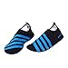 LUXUR Running stripes Skin Shoes Flexible Barefoot Flats Yoga Sports Unisex
