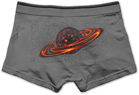 Leroyll Mystery Star Men's Boxer Briefs Breathable Underwear Cotton Ash M by
