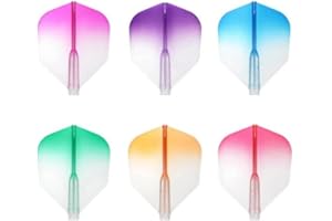 BRUT COMPANY Cosmo Darts Fit Flight Air Clear Gradient Color Shape(3 Pack)