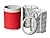 KOOLIO Premium Personal Beverage Cooler, Red