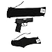 DecoyPro Gun Socks for Handguns with Gun ID – Gun Socks for Pistols – Silicone Treated Breathable Moisture Wicking Gun Sock Black