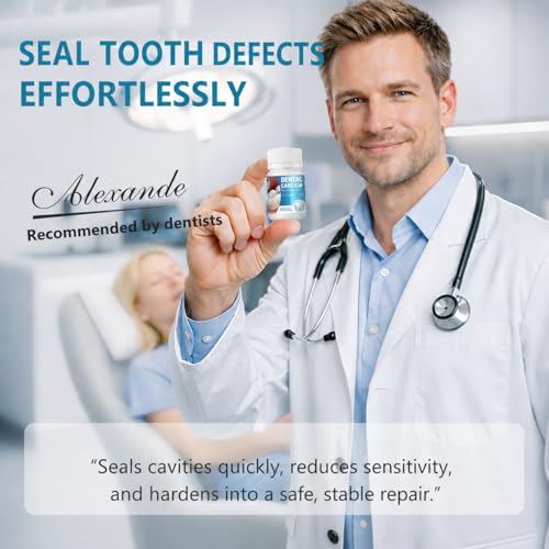 Tooth Filling Repair Kit, Temporary Tooth Filling, Home Use Tooth Repair Kit for Restoring Missing Dentures and Fractured Teeth, Regain Confidence Smile, 1 Count (Pack of 1)