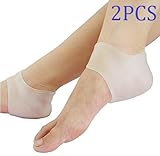 Cerkos Gel Heel Protector Glove Cushion Cups for Heel Pain Which Provides an Immediate Pain and Pressure Relief, Cushioning Protection and Help to Create the Ideal Massaging Conditions for All Uncomfortable Foot