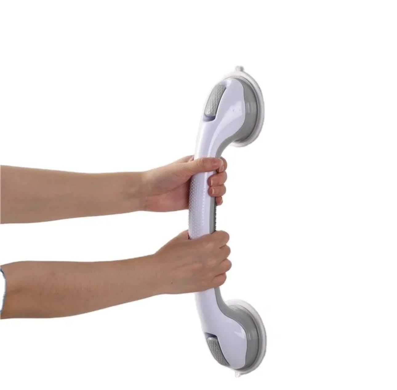 EazyGrab Suction Bathroom Grab Bar Rail - 40cm Safety Grab Bar - Hand Rail for Elderly, Senior, and Disabled - Non-Slip Bathtub Aid - Portable Shower Handle for Bathroom