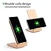 Wood Wireless Charger,Itian 2-Coil Wireless Charger A8W for iPhone 8 iPhone 8 Plus iPhone X at Regular Wireless Charging,Fast Wireless Charging for Samsung Note 9 S9 Plus Note8,S8,S8+(No Adapter)