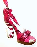 Disney World WDW Park 2015 Runway Cheshire Cat Alice Shoe Slipper Christmas Ornament