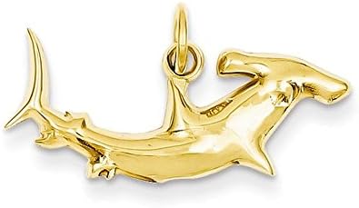 14k Hammerhead Shark Charm