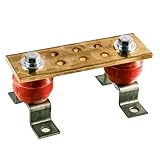 6" Copper Ground Bus Bar - Wall Mounted Ground Bar