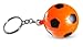Novel Merk 24 Multi-Color Soccer Sports Ball Keychains Pack Includes Red, White, Yellow, Orange, Green, & Blue for Kids Party Favors & School Carnival Prizes