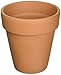 DEROMA 0D160FZ Tall Pot, 6.3-Inch, Terra Cotta