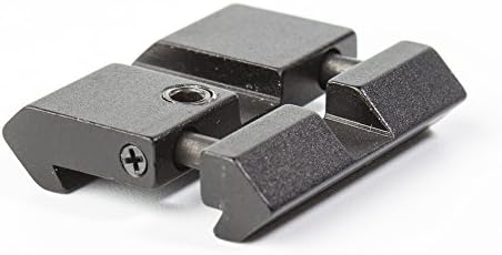 GHHJX 1 Piece Dovetail To Weaver Picatinny Adapter Snap in Rail Adapter 11mm to 22mm Adapter Hunting Aluminum For.22 cal Rifile Gun