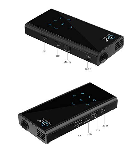 DLP Pico Projector + Power Bank, Fugetek FG-957 High Resolution Pocket Size Home Theater - 5x2.5x0.75in, 1080i/p Compatible, 150 Minutes Battery Life, US Warranty And Support (Renewed) - Thumbnail 4