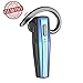 Bluetooth Headset, Handsfree Wireless Earpiece with Mic and Mute Key for Business/Office/Driving (Bluetooth V5.0, 240 Hours Standby Time, Blue)