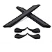 Eye Opening Stuff Replacement Earsocks & Nosepieces Kits for Oakley RadarLock Path Sunglasses, Black
